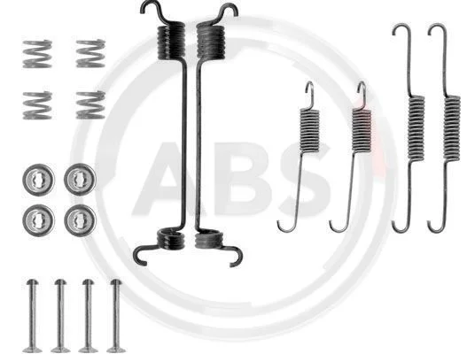 Kit de acessórios, sapatas de travão A.B.S. 0741Q
