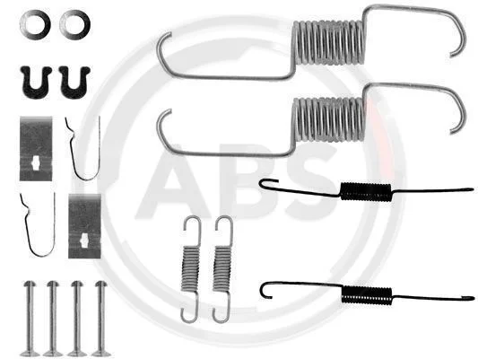 Kit de acessórios, sapatas de travão A.B.S. 0743Q