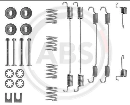 Kit de acessórios, sapatas de travão A.B.S. 0747Q