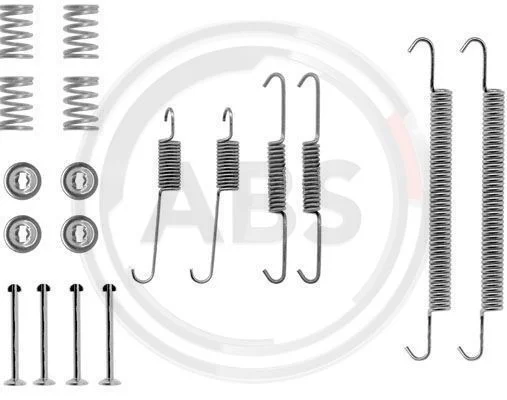 Accessory Kit, brake shoes A.B.S. 0757Q