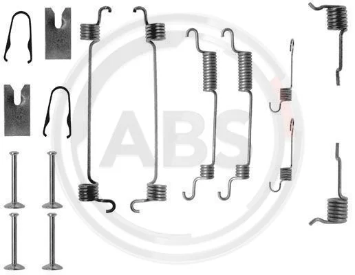 Accessory Kit, brake shoes A.B.S. 0764Q