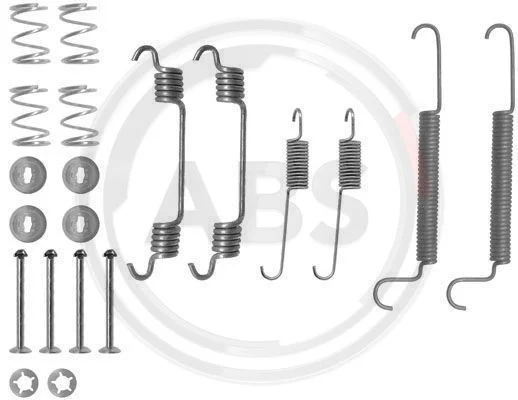 Kit de acessórios, sapatas de travão A.B.S. 0766Q
