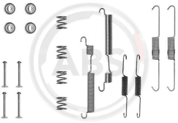 Kit de acessórios, sapatas de travão A.B.S. 0770Q