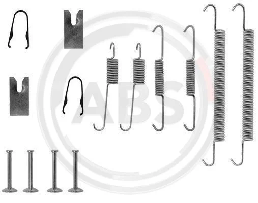 Kit de acessórios, sapatas de travão A.B.S. 0771Q