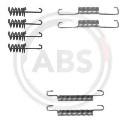 Kit de acessórios, sapatas do travão de estacionamento A.B.S. 0774Q