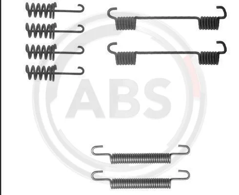 Kit de acessórios, sapatas do travão de estacionamento A.B.S. 0775Q