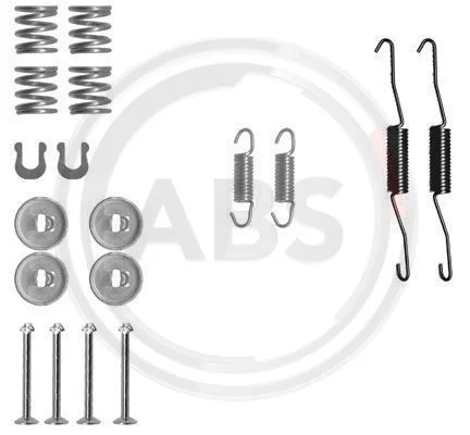 Kit de acessórios, sapatas de travão A.B.S. 0778Q