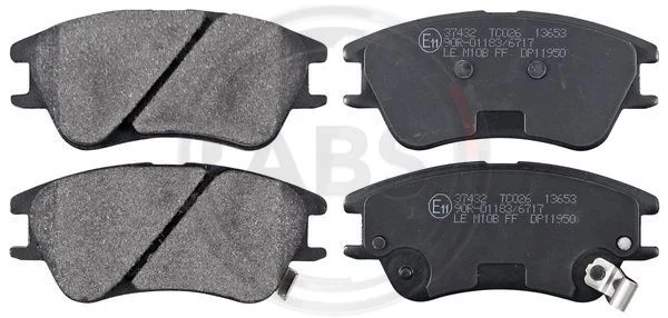 Brake Pad Set, disc brake A.B.S. 37432