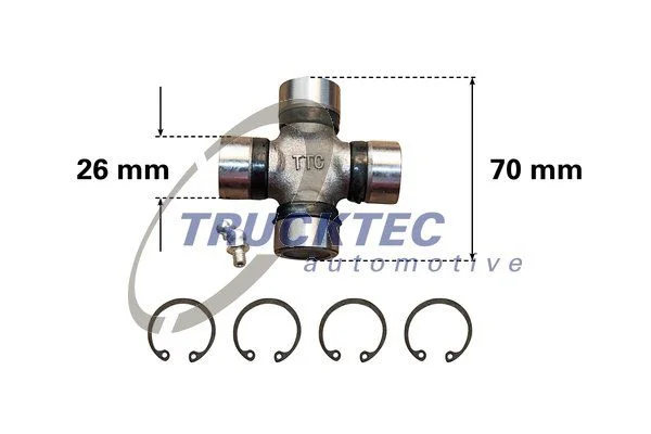 Joint, propshaft TRUCKTEC AUTOMOTIVE 02.34.011