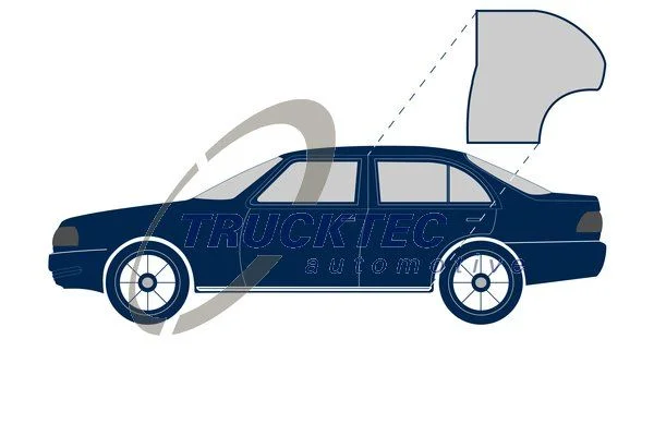 Borracha da porta TRUCKTEC AUTOMOTIVE 02.53.051