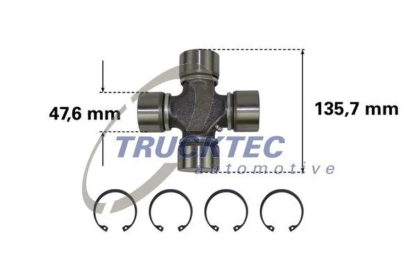 Joint, propshaft TRUCKTEC AUTOMOTIVE 05.34.008