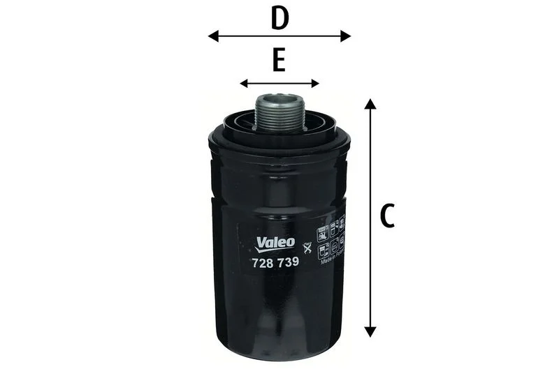 Oil Filter VALEO 728739