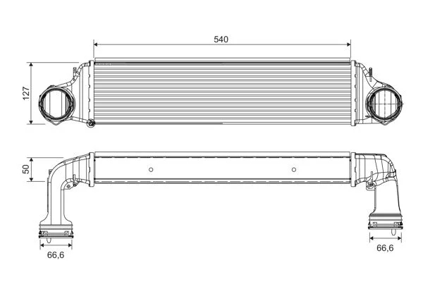 Charge Air Cooler VALEO 818715