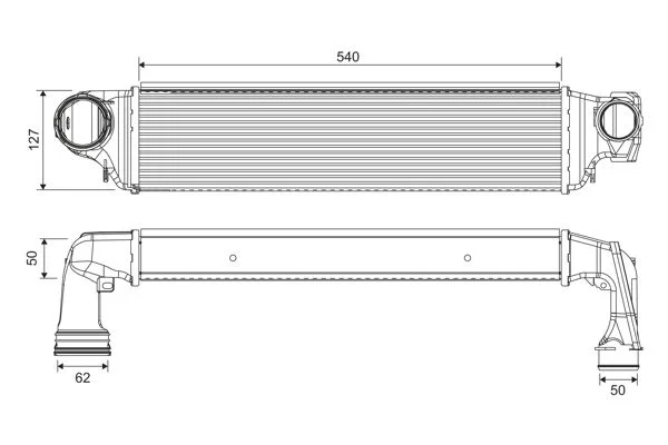 Charge Air Cooler VALEO 818716