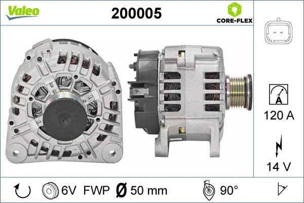 Alternador VALEO 200005
