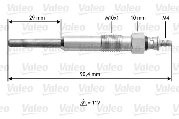 Vela de Incandescência VALEO 345101