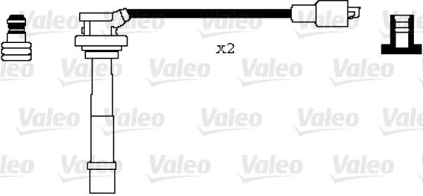 Conjunto de cabos de ignição VALEO 346079