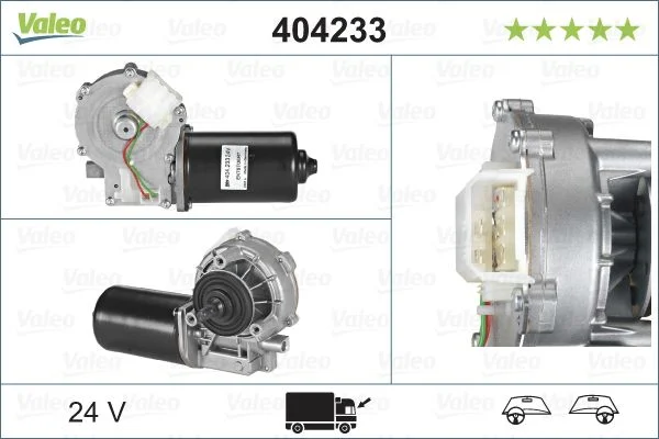 Motor do Limpa-parabrisas VALEO 404233