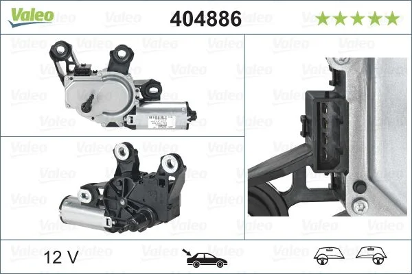 Motor do Limpa-parabrisas VALEO 404886