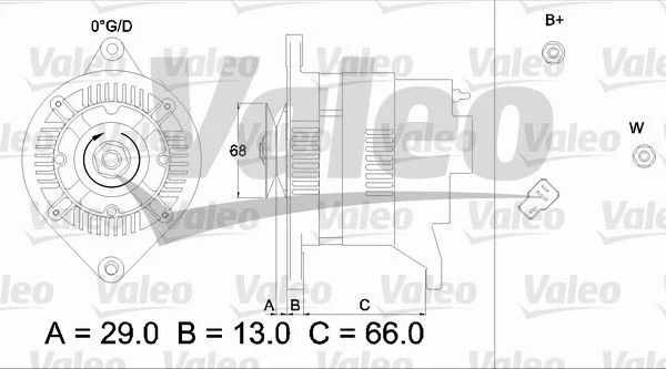 Alternador VALEO 436524