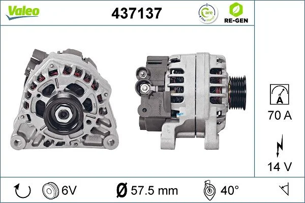 Alternador VALEO 437137