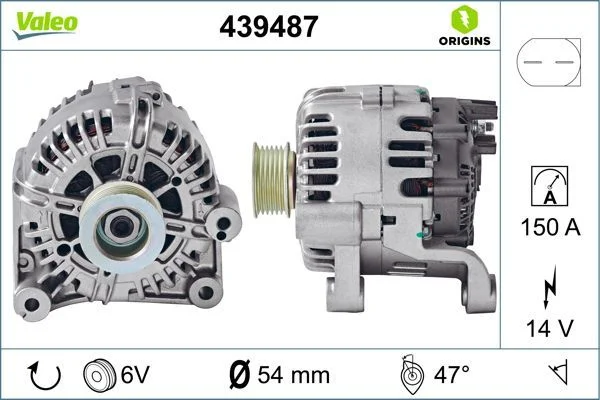 Alternator VALEO 439487