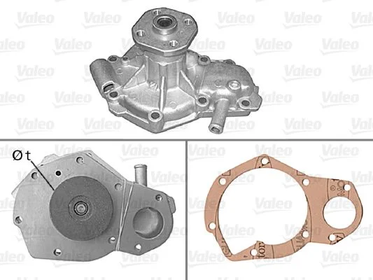 Bomba de água, arrefecimento do motor VALEO 506074