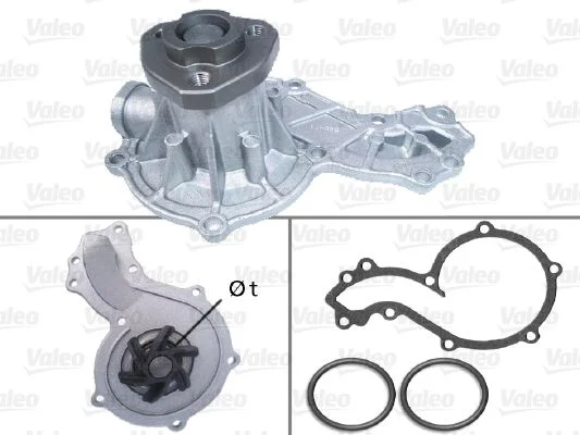 Bomba de água, arrefecimento do motor VALEO 506666