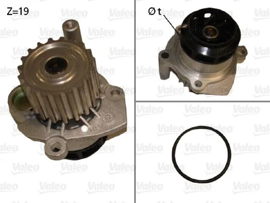 Bomba de água, arrefecimento do motor VALEO 506700