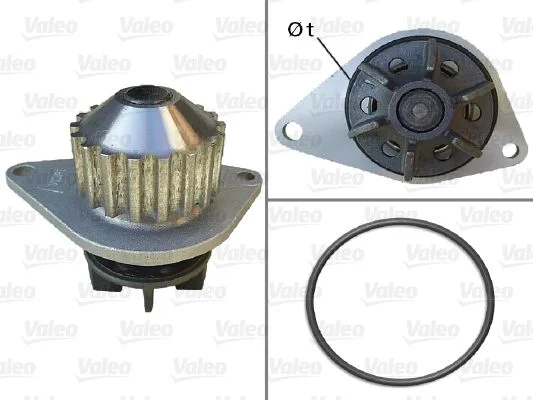 Bomba de água, arrefecimento do motor VALEO 506704