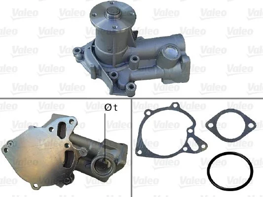 Bomba de água, arrefecimento do motor VALEO 506778