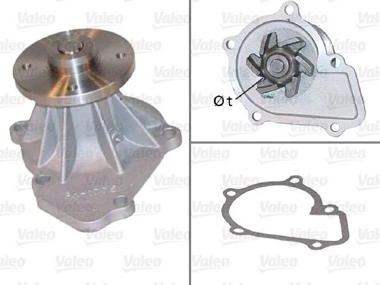 Bomba de água, arrefecimento do motor VALEO 506836