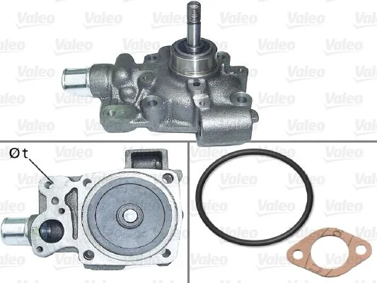 Bomba de água, arrefecimento do motor VALEO 506879