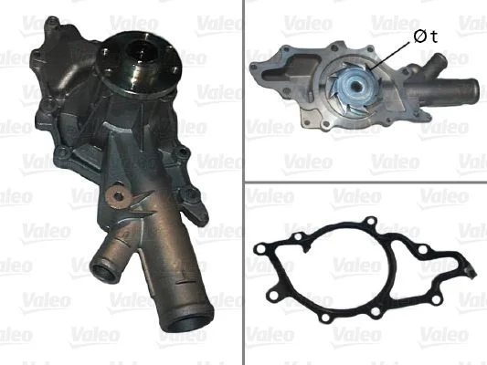 Bomba de água, arrefecimento do motor VALEO 506926