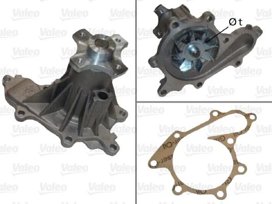 Bomba de água, arrefecimento do motor VALEO 506927