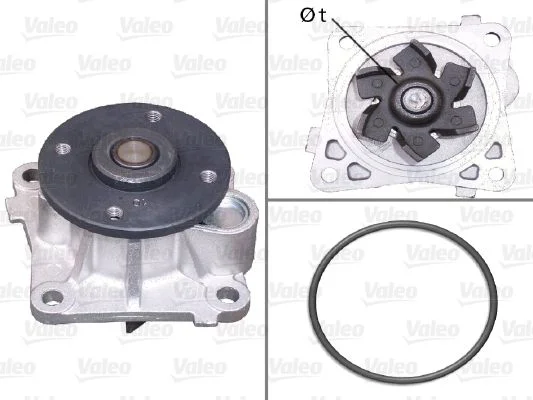 Bomba de água, arrefecimento do motor VALEO 506962