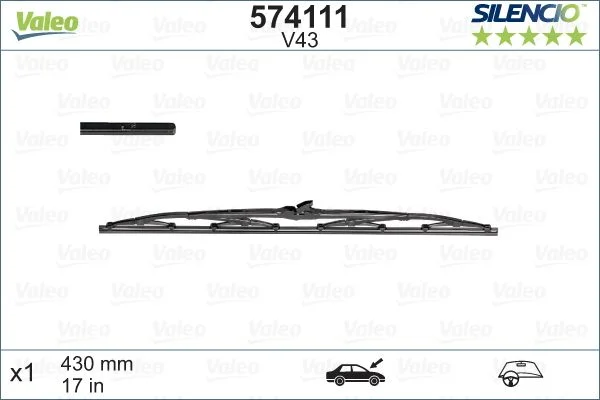 Wiper Blade VALEO 574111