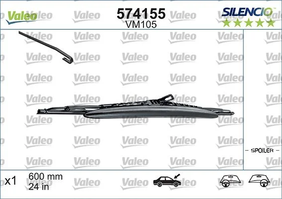 Wiper Blade VALEO 574155