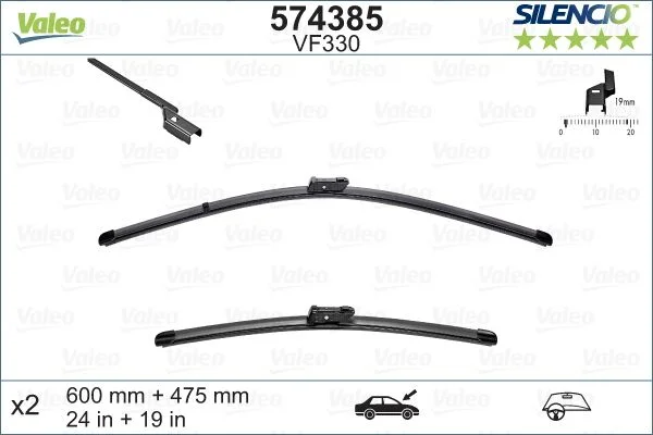 Wiper Blade VALEO 574385