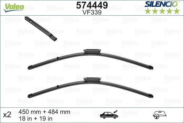 Wiper Blade VALEO 574449