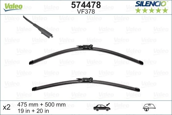 Escova limpa-parabrisas VALEO 574478