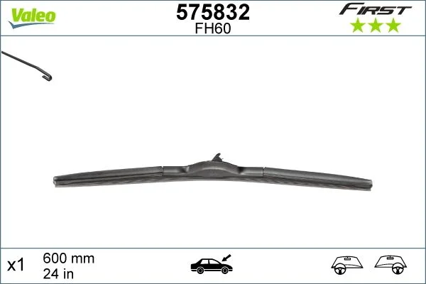 Wiper Blade VALEO 575832