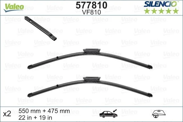 Wiper Blade VALEO 577810