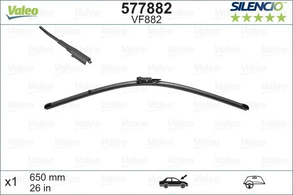 Wiper Blade VALEO 577882