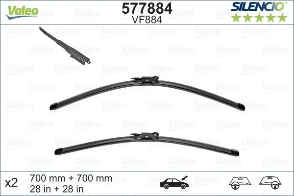 Wiper Blade VALEO 577884