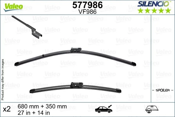 Wiper Blade VALEO 577986