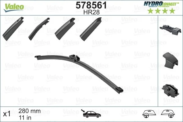 Escova limpa-parabrisas VALEO 578561