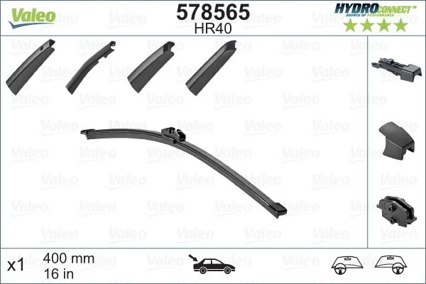 Escova limpa-parabrisas VALEO 578565