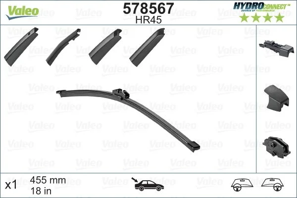 Wiper Blade VALEO 578567