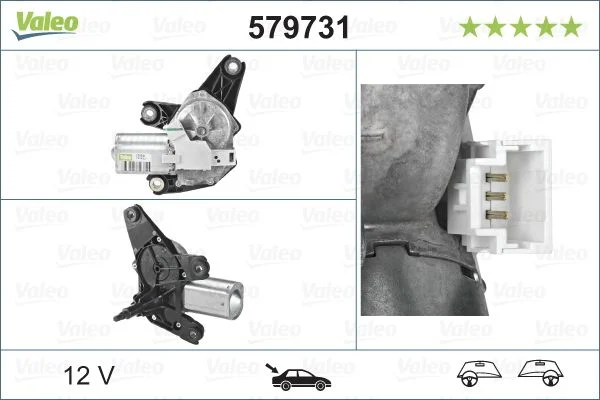 Motor do Limpa-parabrisas VALEO 579731